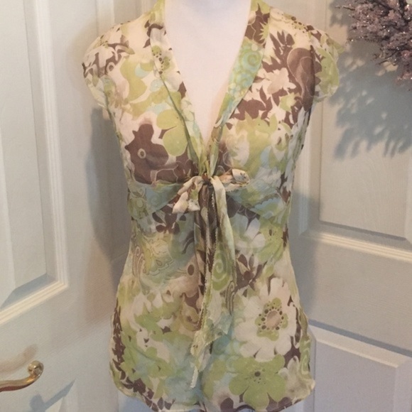 Express Tops - Express 100% silk top